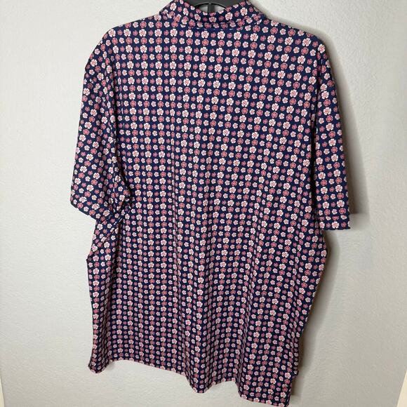 Mizzen+Main Versa Floral Performance Golf Polo - Picture 5 of 7